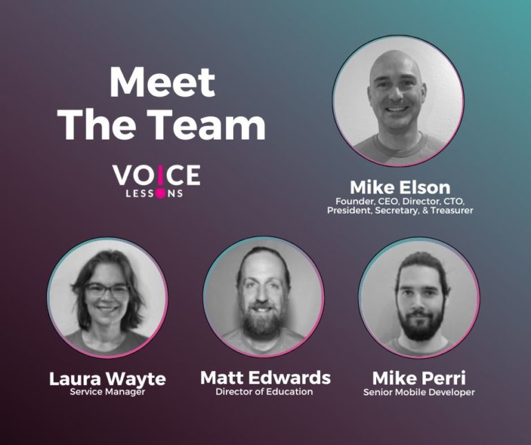 Voice Lessons: Meet the Team!
