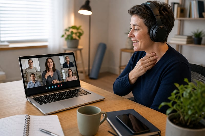 Online Singing Lesson at Home