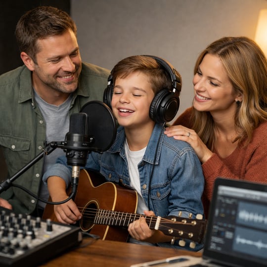 Parents supporting their kid 5 to 12 years old into music industry please make it not too crowded-1