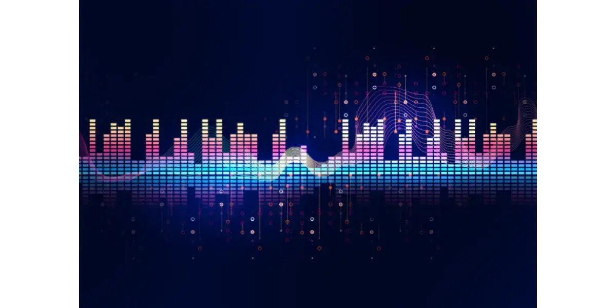 Digital audio waveforms representing even rhythm, timing, and rhythmic variations in vocal exercises.