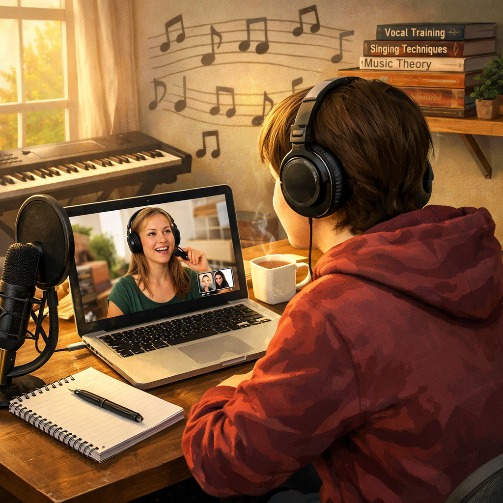 Online Singing Lessons for Beginners: Start Without Fear