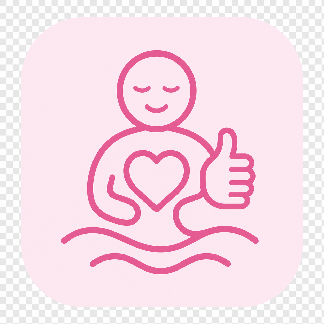 Mindset And Grounding Vector Icon Badge