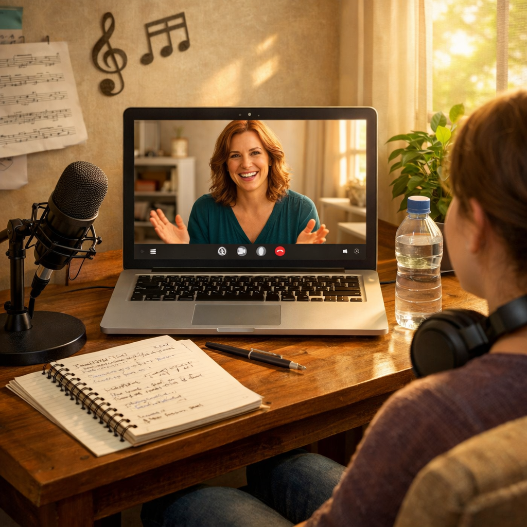 Get Ready for Your First Virtual Singing Lesson
