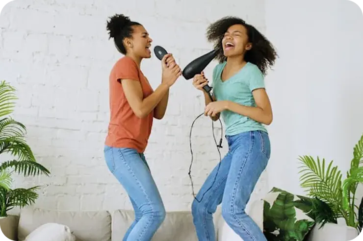 Teens singing lesson